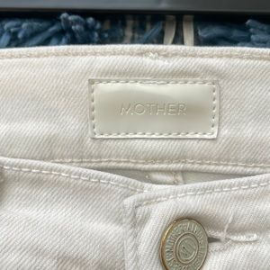 White MOTHER jeans